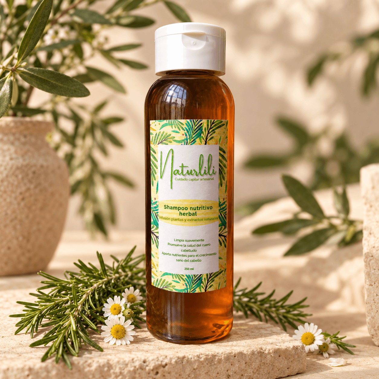Shampoo nutritivo herbal