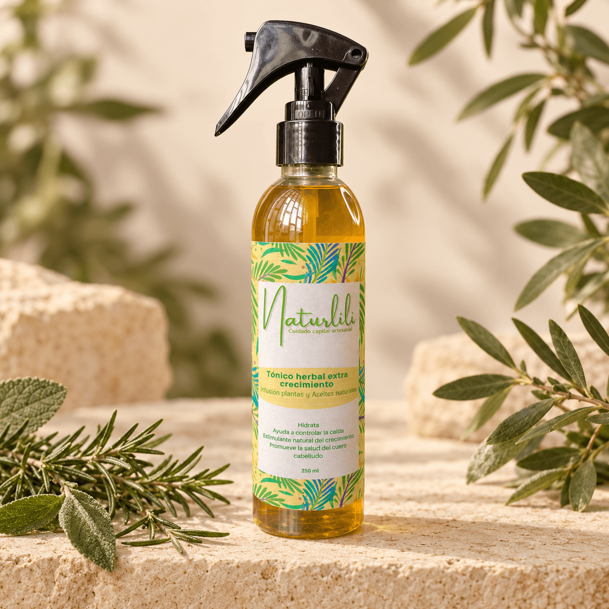 Tónico herbal para el crecimiento
